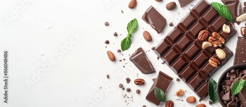 Dark and milk chocolate iso...