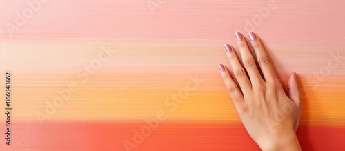 Closeup of a woman's beauti...