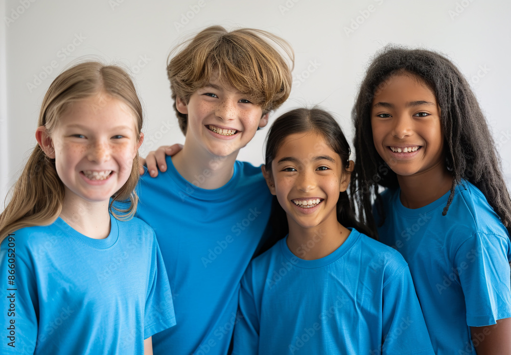 Portrait Of Smiling Male And Female Students In Grade School Classroom. black students middle school Portrait Of Smiling Male And Female Students In Grade School Classroom. black students middle school