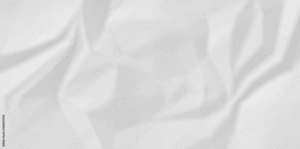 Obraz premium White wrinkly backdrop paper background. panorama craft wrinkly paper texture background, crumpled pattern texture. paper crumpled texture. white fabric crushed textured crumpled.