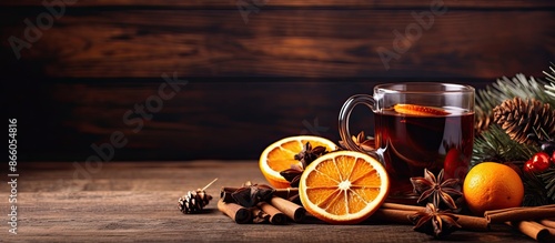 A festive table displays mu...