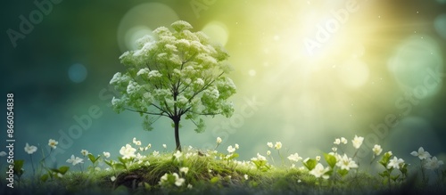 Nature background with free...