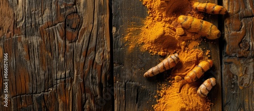 Wooden background with turm...