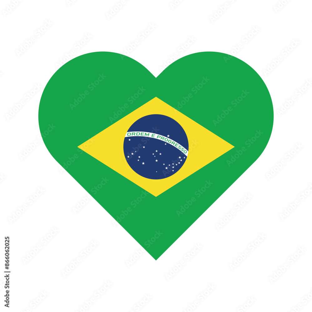 Obraz premium Flag of Brazil