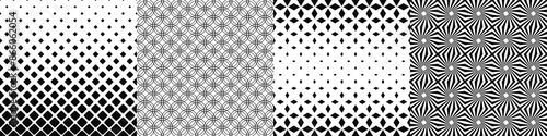Black and white pattern collection