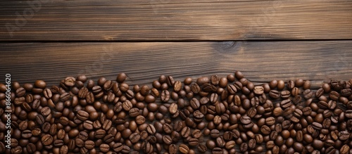 Top-down view of coffee bea...