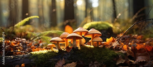 Forest mushrooms are discov...