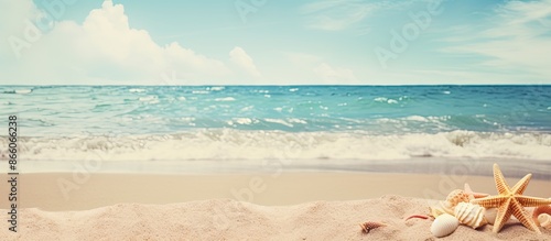 Summer backdrop featuring s...