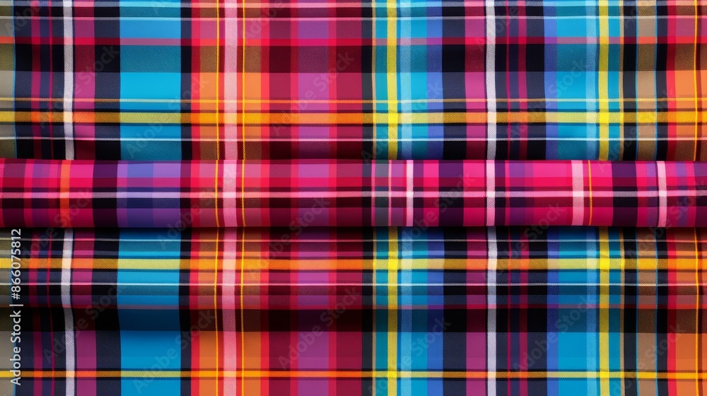 Contemporary plaid art featuring geometric designs and flat illustrations with precise details and high resolution quality. Contemporary plaid art featuring geometric designs and flat illustrations with precise details and high resolution quality.
