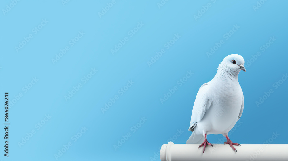 Colorful pigeon speech bubble on a vibrant blue wall, perfect for adding a pop of fun and personality to any space. Colorful pigeon speech bubble on a vibrant blue wall, perfect for adding a pop of fun and personality to any space.