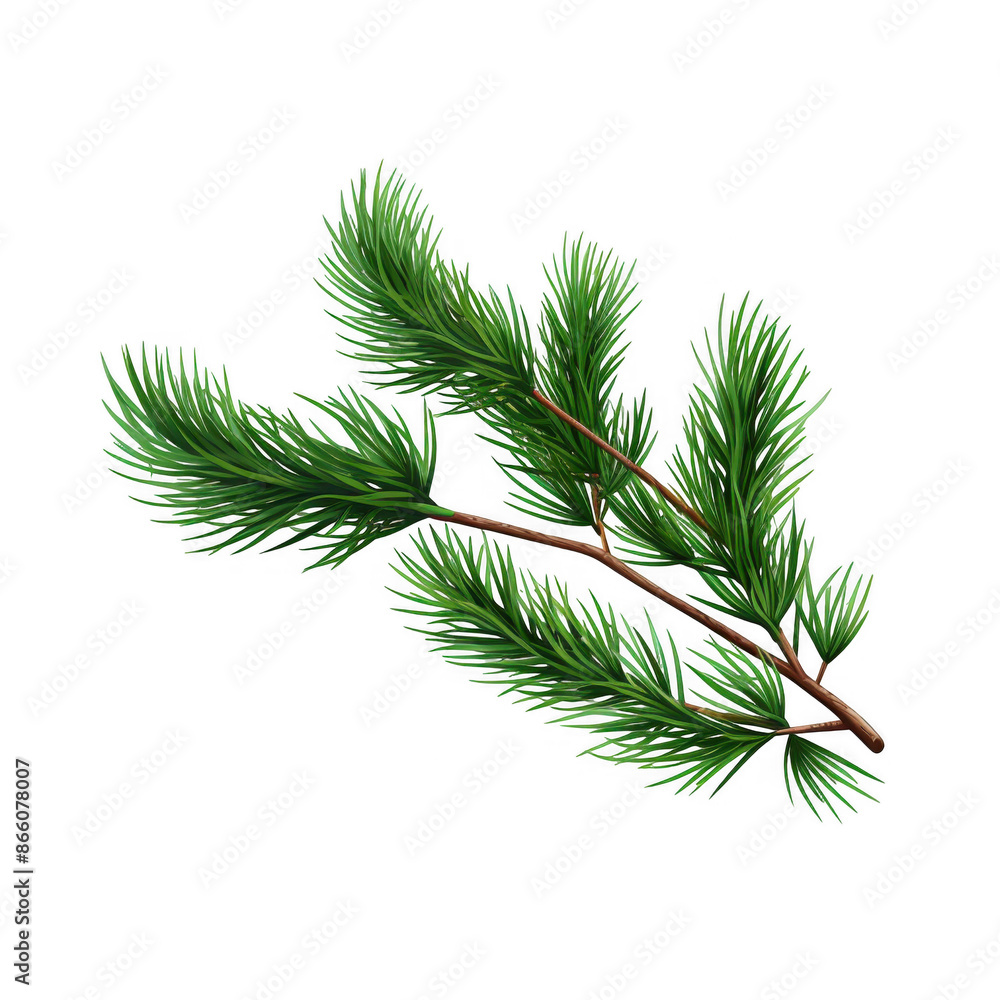 Realistic Pine Branches Realistic Pine Branches