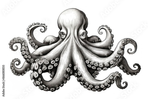 Wallpaper Mural Octopus animal invertebrate cephalopod. Torontodigital.ca