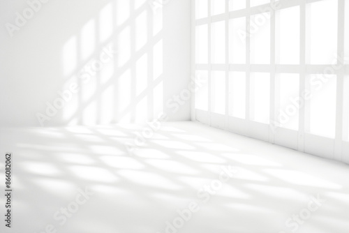 Abstract shadow overlay background with light gray and white color  png on transparent background