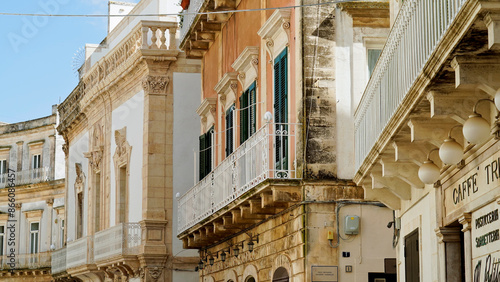 Martinafranca, una delle città bianche della Puglia ricca di monumenti Barocchi. Taranto, Puglia photo