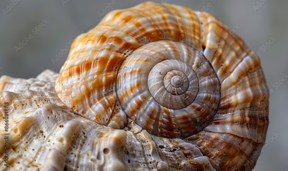 Close up of a sea snail shell Close up of a sea snail shell