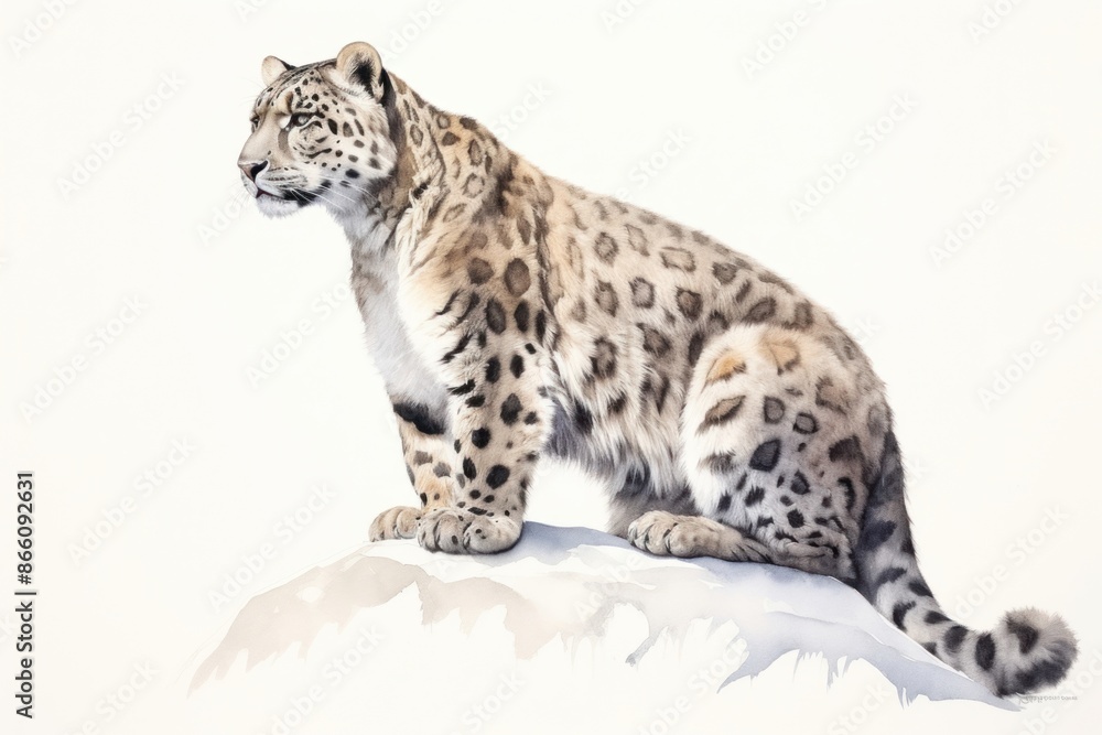 Fototapeta premium Leopard wildlife animal mammal.