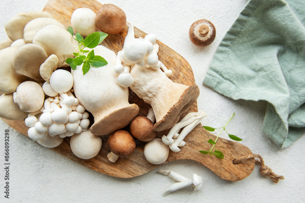 Fototapeta premium Assortment of various mushrooms