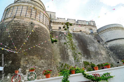 Принти на полотні Il centro storico e la gravina di Massafra, Taranto, Puglia
