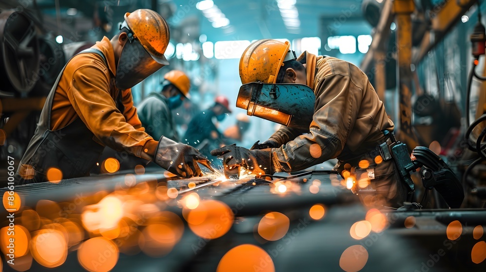 welder at work welder at work