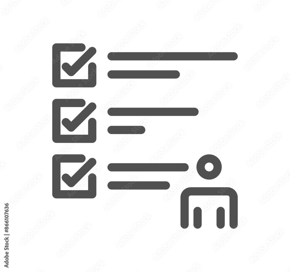 Human resources related icon outline and linear vector.
Human resources related icon outline and linear vector.