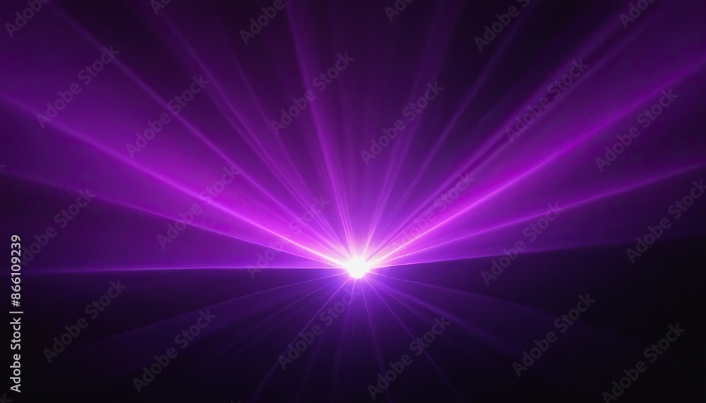 Purple light rays effect with geometric shapes background Purple light rays effect with geometric shapes background