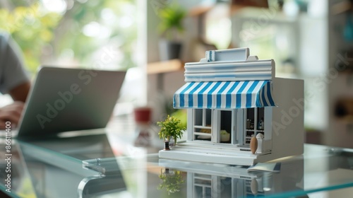 The miniature shop model. © HelenP