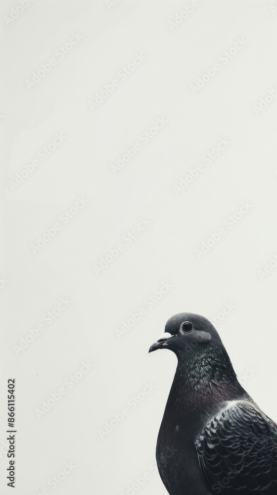 Fototapeta premium A pigeon animal bird dove.
