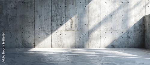 A stunning modern grey concrete surface perfect for creating visuals with a contemporary vibe, ideal for a copy space image.