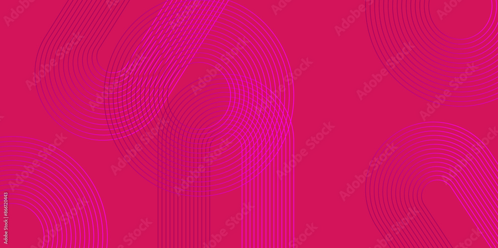 custom made wallpaper toronto digitalAbstract lines pattern technology on pink gradients background. Modern minimalistic vector abstract template for business background design. Luxury Vector illustration with stripes for business.