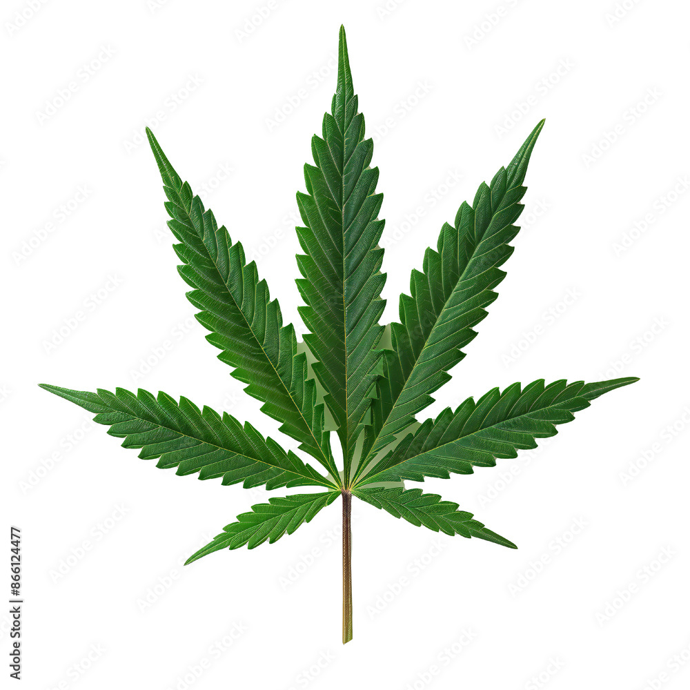 Very detailed studio photo of marijuana leaf on transparent background Generative Ai Very detailed studio photo of marijuana leaf on transparent background Generative Ai