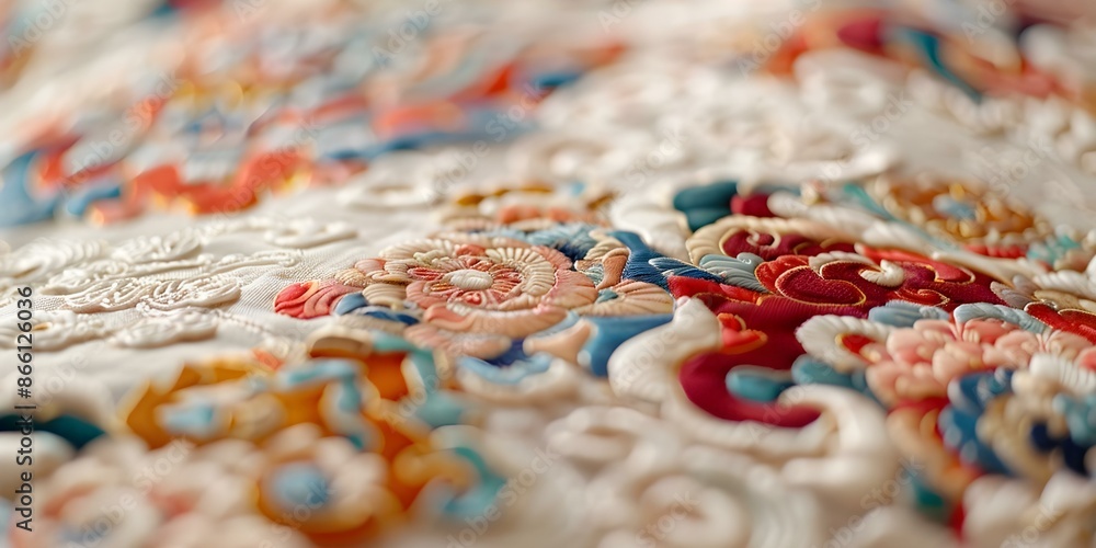 Obraz premium Embrace the Festive Spirit with High-Tech Online Shopping for Traditional Tibetan Thangka Paintings. Concept Tech-Enabled Shopping, Tibetan Thangka Paintings, Festive Spirit, Traditional Art