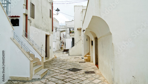 Mottola, uno dei borghi bianchi della Puglia.Taranto,Italia photo