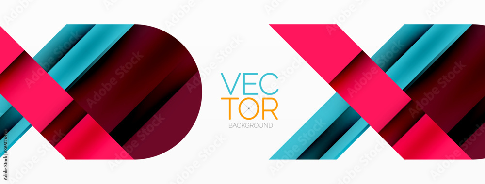 Circle and line geometric background. Round shapes with diagonal lines composition for wallpaper, banner, background or landing Circle and line geometric background. Round shapes with diagonal lines composition for wallpaper, banner, background or landing
