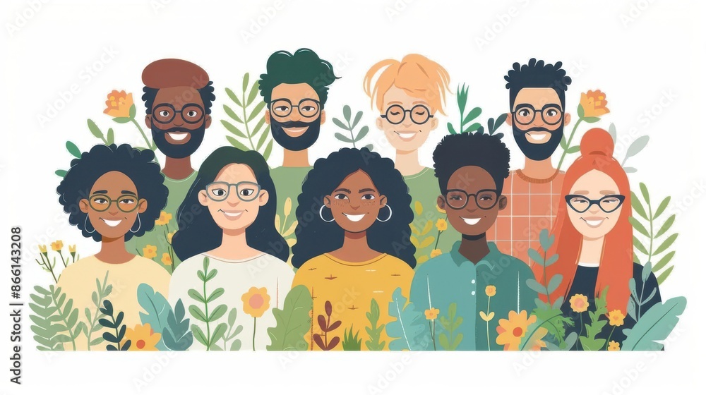 Team fostering a diverse and inclusive workplace culture Team fostering a diverse and inclusive workplace culture