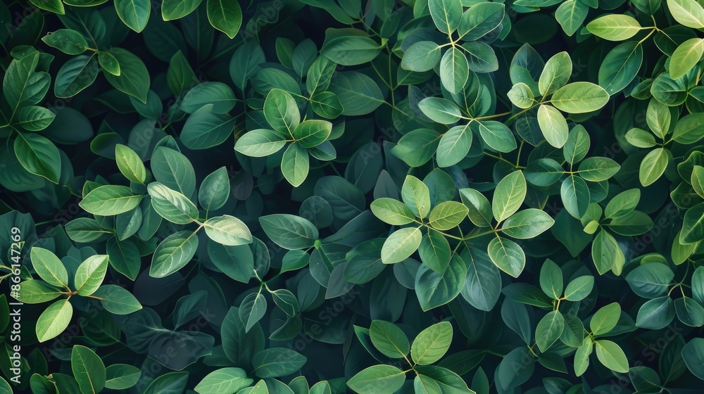 Background of small green leaves Background of small green leaves