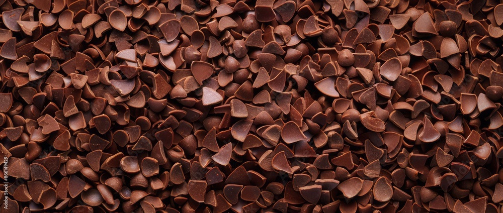 Delicious chocolate sprinkles background with a focus on sweet cocoa texture Delicious chocolate sprinkles background with a focus on sweet cocoa texture