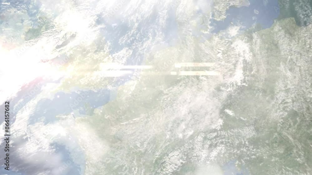 custom made wallpaper toronto digitalZoom in from space and focus on Sittard-Geleen, Netherlands. 3D Animation. Background for travel intro. Elements of this image furnished by NASA