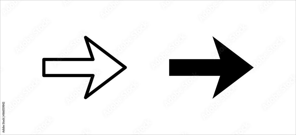 Arrow icon set vector illustration. Arrow sign and symbol for web design. Arrow icon set vector illustration. Arrow sign and symbol for web design.