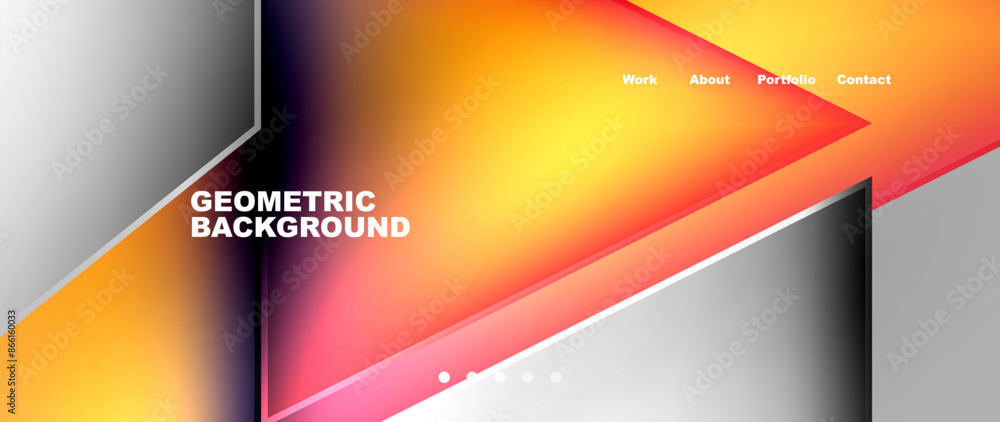 Flowing bright neon gradients geometric abstract background with triangles and lines. Fluid color pattern of color liquid gradient background for wallpaper, banner, background, card, landing page Flowing bright neon gradients geometric abstract background with triangles and lines. Fluid color pattern of color liquid gradient background for wallpaper, banner, background, card, landing page
