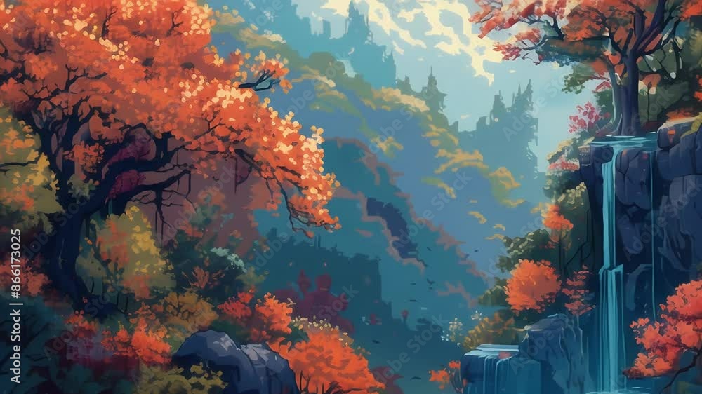 Find inspiration in the intricate and colorful patterns of these pixel art backgrounds