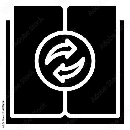 book,phone book,notepad,communications,contact,networking,telephone,refresh data.svg
