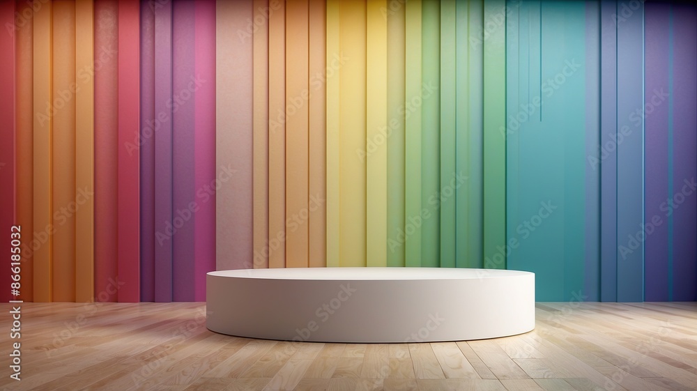 podium product rainbow wall podium product rainbow wall
