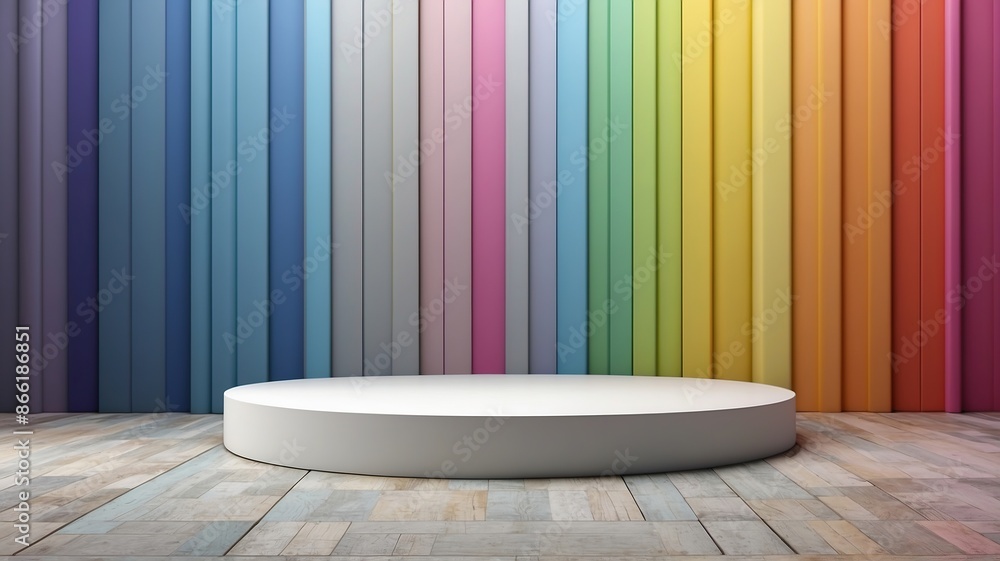 podium product rainbow wall podium product rainbow wall