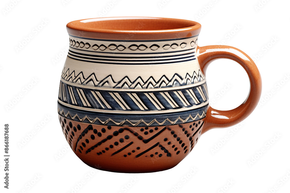 Whimsical Wonderland: Enchanted Coffee Mug on White or PNG Transparent Background. Whimsical Wonderland: Enchanted Coffee Mug on White or PNG Transparent Background.