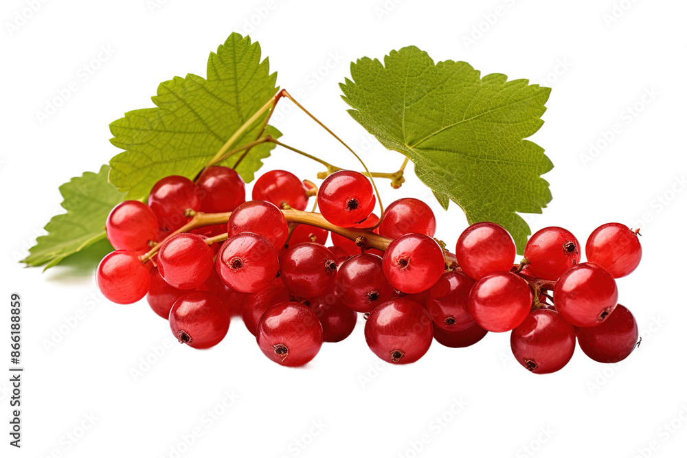 Burst of Scarlet Jewels in a Verdant Paradise on White or PNG Transparent Background. Burst of Scarlet Jewels in a Verdant Paradise on White or PNG Transparent Background.