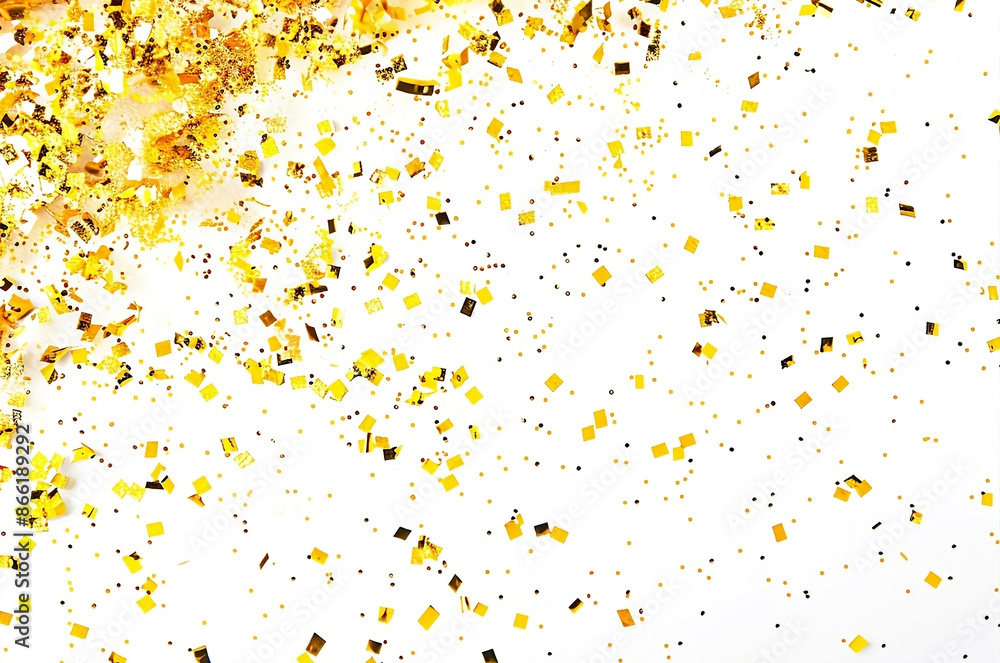 Golden texture brush stroke .Gold confetti background that falling for the celebration. festival decoration ai illustration. Golden texture brush stroke .Gold confetti background that falling for the celebration. festival decoration ai illustration.
