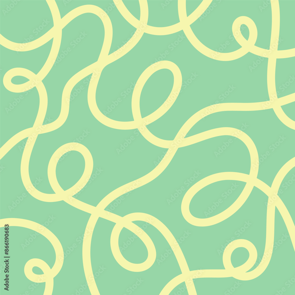 © Kirsty Pargeter - Abstract hand drawn doodle line design background