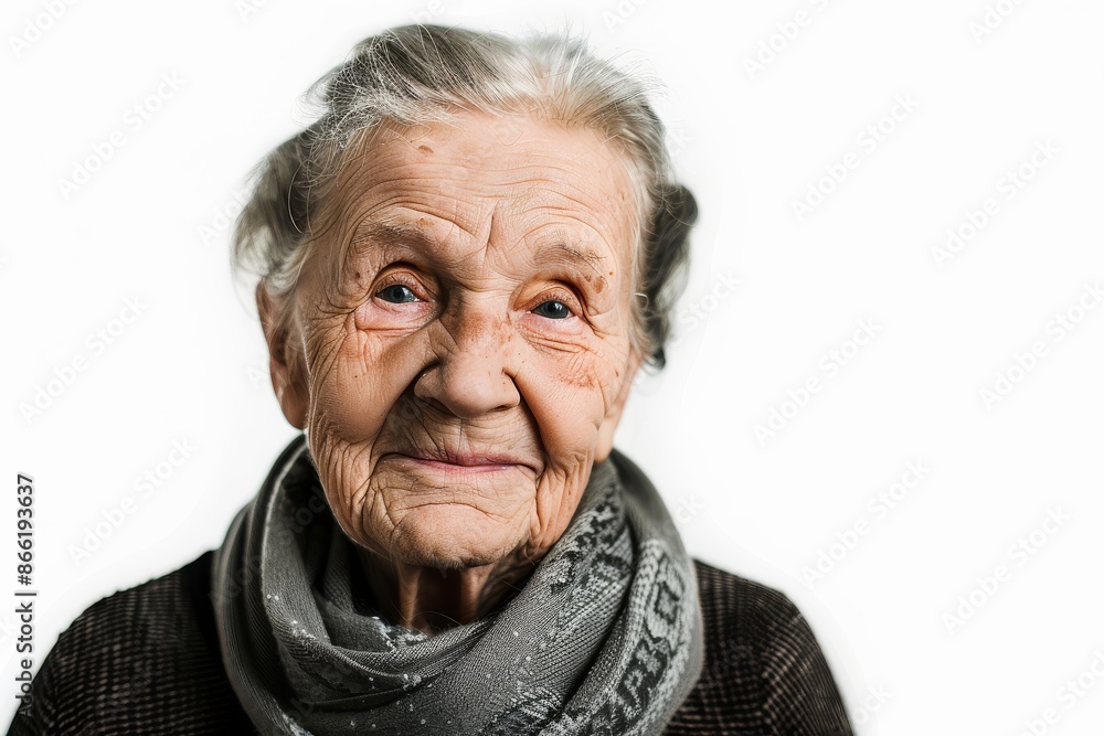 Portrait of a Senior Woman with a Gentle Smile Portrait of a Senior Woman with a Gentle Smile