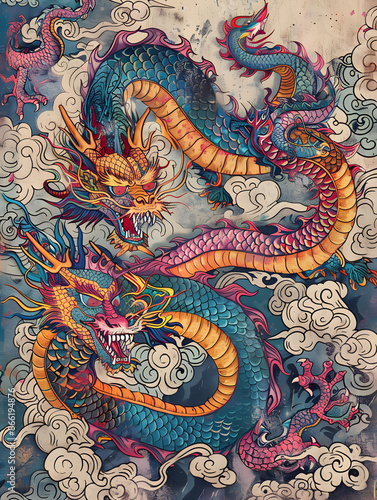 Wallpaper Mural cartoon illustrator card or background . Torontodigital.ca