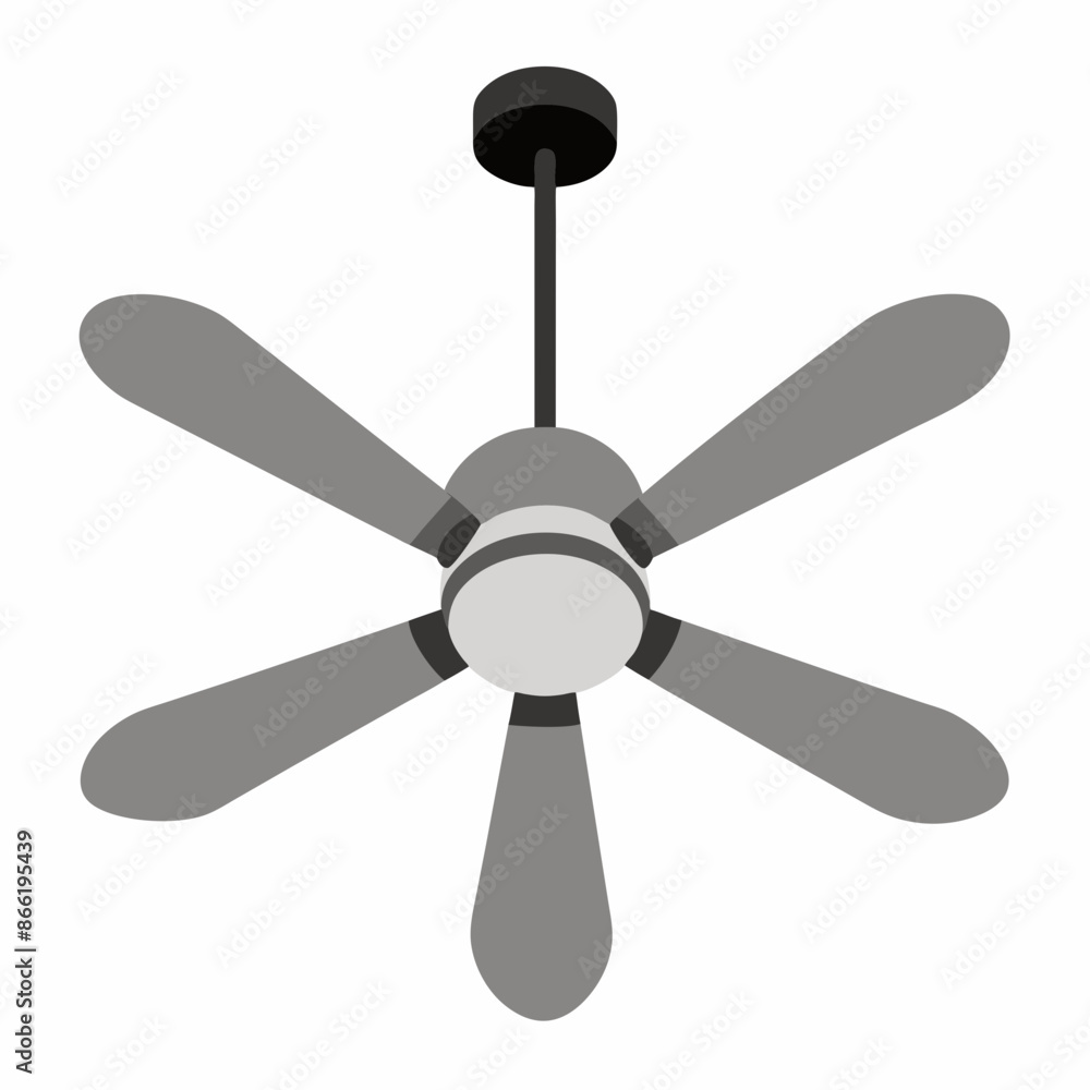 Ceiling fan vector illustration Ceiling fan vector illustration